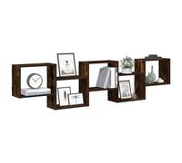 Étagère Cube Murale Rangement Salon 5 Compartiments Bois Ingénierie vidaXL