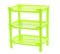 étagère cuisine à poser Étagères de rangement rectangulaires en plastique à trois ou quatre niveaux support décoratif adapté à la cuisine à la salle de bain et à la chambre à coucher Étagères