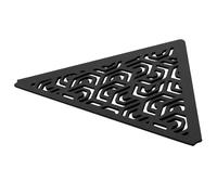 Étagère d’angle de douche en aluminium, noir, sans barre de retenue - TI-SHELF PENTA