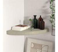 Étagère d angle flottante chêne 35x35x3,8 cm MDF Chêne G