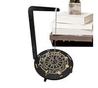 Étagère D'affichage Pendel, Bourse De Juiverie En Bois Rustique En Bois Et Support De Pour Décoration Des Sorcières, Porte-pendule Avec Conception De Texte | Pendu Sur Le Pendule Pour Les Cham