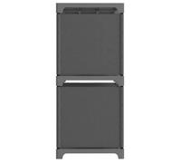 Étagère d'affichage - UU - Meuble à livres - 5 cubes - Gris 103x30x72,5 cm Tissu B395