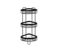 5five - étagère d Angle 3 Niveaux mayaj métal Noir
