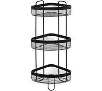 Etagère d'angle 3 niveaux métal noir Mayaj 5five Noir G