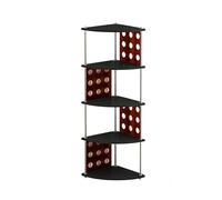 Étagère d'angle à 4 niveaux Slish Sto Rack & Boohelf pour salon, magazine, support de présentation pour économiser de l'espace pour la maison nizat & Decor