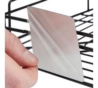 Etagère D'angle,À Coller,Rangement,Épices,Herbes,Murale,Hxlxp : 5,5x26x26 Cm,Fer,Noir