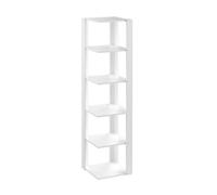 Vicco Étagère d'angle Amina, Blanc, 45 x 180.1 cm