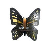Étagère d'angle avec papillons - étagère d'angle flottante | Étagères d'angle montées sur le mur, étagères en bois flottantes papillon, plateaux muraux brillants, décoration murale, adapté au mur