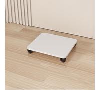 Étagère d'angle blanche pour DVD et CD - Meuble de rangement pour jeux vidéo et audio/vidéo - Tour de rangement 45 x 40 cm pour salon et salle de jeux.