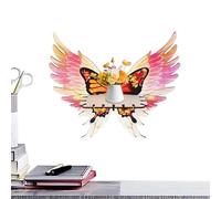 Étagère d'angle d'aile papillon, étagères papillon pour mur, Support d'étagère d'aile ange en forme de papillon, Rack flottant, décoration murale de la maison boho pour jouets, et décorations