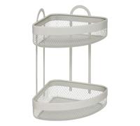 Étagère d'Angle de Cuisine 2 Niveaux "Mayaj" 33cm Beige
