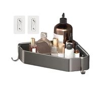Étagère d'angle de Douche, étagère de Salle de Bain imperméable | Étagère d'angle Triangulaire antidérapante pour Camping-Car, Appartement, Maison, dortoir, Baignoire
