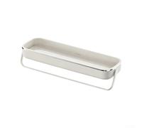 Étagère d'angle de salle de bain autocollante antirouille | Auto-support, pas de perçage nécessaire, s'adapte aux carreaux lisses, peut contenir des shampooings et des savons