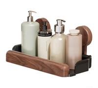 Étagère d'angle de salle de bain avec design de drainage non perforé, doté d'une technologie améliorée pour une forte adhérence sur différents types de murs sans perçage (B)