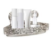 Étagère d'angle de tasse d'aspiration, étagère d'angle murale | Bathing Suction Cup Batch d'angle - Grande grille de douche de charge pour cuisine, salle de bain, chambre à coucher, salle de bain