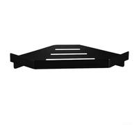 Étagère d'angle en acier inoxydable 304 pour salle de bain ou cuisine, méthode de montage non invasive (noir)