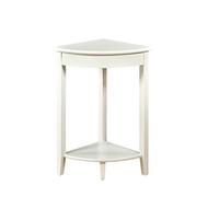Étagère d'angle en bois pour pergolas - Étagère de rangement moderne et tendance pour salon et chambre à coucher