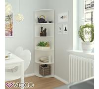Étagère d'angle - étagère de cuisine étagère de salle de bain blanc Ecki Vicco