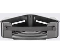 Étagère d'angle extensible pour baignoire ou douche plastique stable - helline home - noir NOIR 0