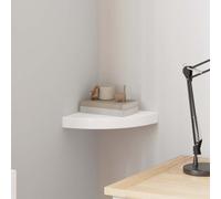 Etagère d'Angle Flottante Blanc MDF Murale Bibliothèque Chambre Salon vidaXL