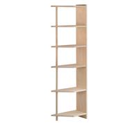 Étagère d'angle "Gala" en bois massif à 6 niveaux