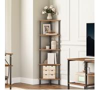 Étagère d'angle - HOOBRO -étagère de Rangement avec 5 niveaux - pour Salon, Chambre à Coucher, Bureau