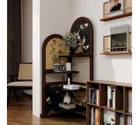 Étagère d'angle Moderne À 4 Niveaux, Structure De Support Triangulaire, Meuble De Rangement d'angle pour Salon, pour Chambre, Bureau, Bureau(C)