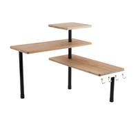 Étagère d'Angle Modulable "3 Niveaux" 43cm Naturel