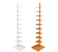 Étagère d'angle multifonction à 9 niveaux en métal pour la maison et le bureau