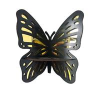 Étagère D'angle Mural - Étagère D'angle Mural | Boat Racing Butterfly - Étagères Angulaire En Forme De Papillon | MENSOLAS DÉCORATIVE FLOT DE SALLE DE SALLE | Étagères En Bois Rétro Par Pièce