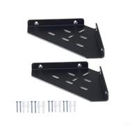 Étagère d'angle murale en acrylique qui s'adapte aux coins standard à angle droit pour le rangement et l'organisation dans n'importe quelle pièce (lot de 2)