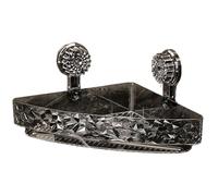 Étagère d'angle murale, étagère murale d'angle de salle de bain - Bathing Suction Cup Batch d'angle - Grande grille de douche de charge pour cuisine, salle de bain, chambre à coucher, salle de bain