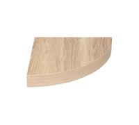 FIVE Simply Smart - Étagère d'Angle Murale Fixy 25cm Chêne Naturel Beige