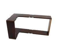 Étagère D'Angle Murale Flottante En Bois - Organisateur Mural Angle En Bois Massif & Séparateur Pour Rangement Maison | Rayonnage Rustique Pour Livres, Photos, Bougies, Salle De Bain, Chambre & Salon,