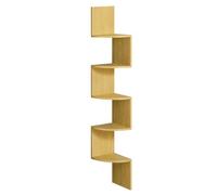 Étagère d'angle murale - VASAGLE - Couleur chêne naturel - Contemporain - Design