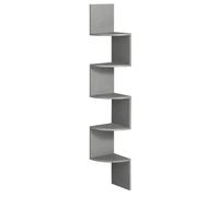 Étagère d'Angle Murale - VASAGLE - Gris Tourterelle - Contemporain - Design