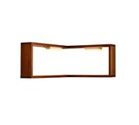 Étagère d'angle Organisateur pour rangement et exposition rustique en L