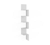 Étagère d'angle Paolo 28x175.4cm avec 5 compartiments Blanc Vicco 52094