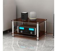 Étagère d'angle pour CD, DVD, console de jeu, meuble de présentation AV - Étagère d'angle pour salon, salle d'enregistrement, chambre à coucher