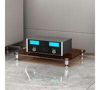 Étagère d'angle pour CD, DVD, console de jeu, meuble de présentation AV - Étagère d'angle pour salon, salle d'enregistrement, chambre à coucher