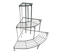 Étagère d'angle pour plantes en métal 3 niveaux D47036