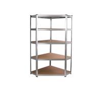 Etagère d'Angle Rayonnage de Garage Galwix 90 x 30 x 180cm Acier Galvanisé Unité