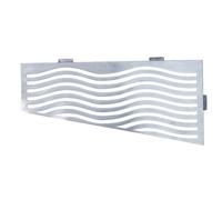Etagère d'angle rectangulaire MARMOX AQUA-REC - Modèle aqua - Acier inox brossé - Gris - 3mm