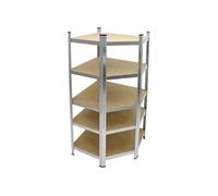 Etagère d'Angle Robuste - 180x70x40 cm - Chargeable jusqu'à 750kg - Cadre en