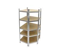 Etagère d'Angle Robuste - 180x70x40 cm - Chargeable jusqu'à 750kg - Cadre en