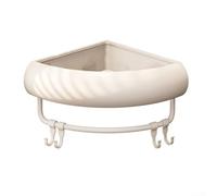 Étagère d'angle sans effort pour murs de toilettes, combinant attrait esthétique avec drainage pratique et stabilité (B)