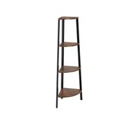 Etagère d'angle style industriel Bois foncé industriel, rustique
