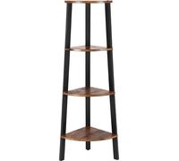 Etagère d'angle TAYLOR 4 étagères, 125x34 cm