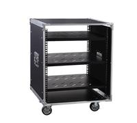 Étagère d'armoire incurvée réglable pour le stockage audio et vidéo, unité de divertissement moderne peu encombrante avec organisation élégante de la maison