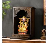 Étagère d'autel Bouddha avec plateau extractible, petite table d'autel de bureau ou murale pour espaces compacts, décoration zen